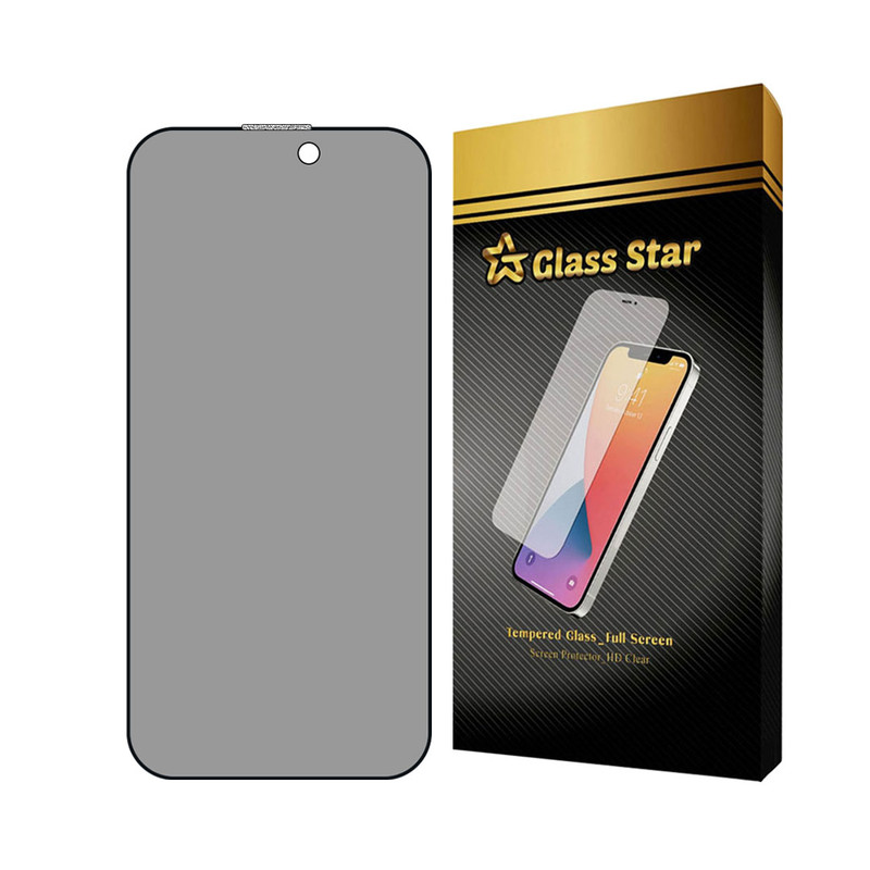 محافظ صفحه نمایش حریم شخصی گلس استار مدل FSLPRVCGSN مناسب برای گوشی موبایل اپل iPhone 15 Pro Max