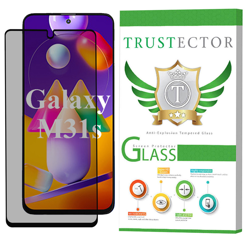 محافظ صفحه نمایش حریم شخصی تراستکتور مدل PFTA مناسب برای گوشی موبایل سامسونگ Galaxy M31s