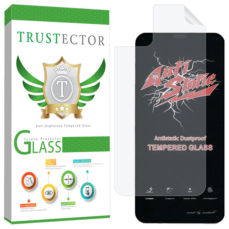 محافظ صفحه نمایش تراستکتور مدل ANNT مناسب برای گوشی موبایل اپل iPhone 11 Pro به همراه محافظ پشت گوشی