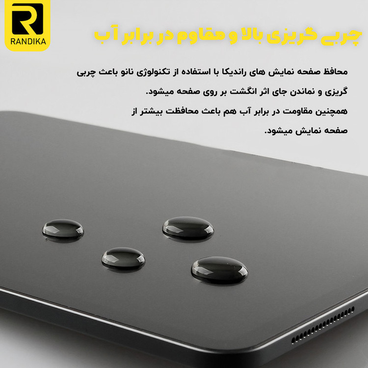 محافظ صفحه نمایش راندیکا مدل Premium مناسب برای گوشی موبایل شیائومی Redmi 12