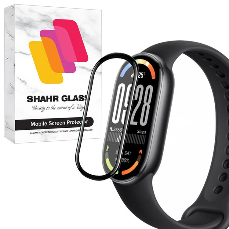 محافظ صفحه نمایش شهر گلس مدل SWPM مناسب برای ساعت هوشمند شیائومی Smart Band 10