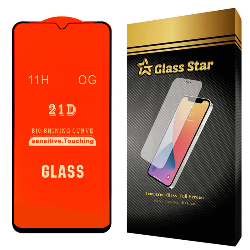 محافظ صفحه نمایش 21D گلس استار مدل FUL مناسب برای گوشی موبایل شیائومی Poco M5