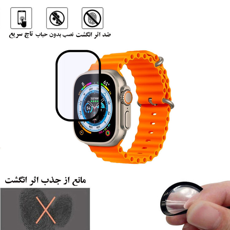 محافظ صفحه نمایش گلس استار مدل PMMAWATCH مناسب برای ساعت هوشمند اولترا Ultra Max 49mm