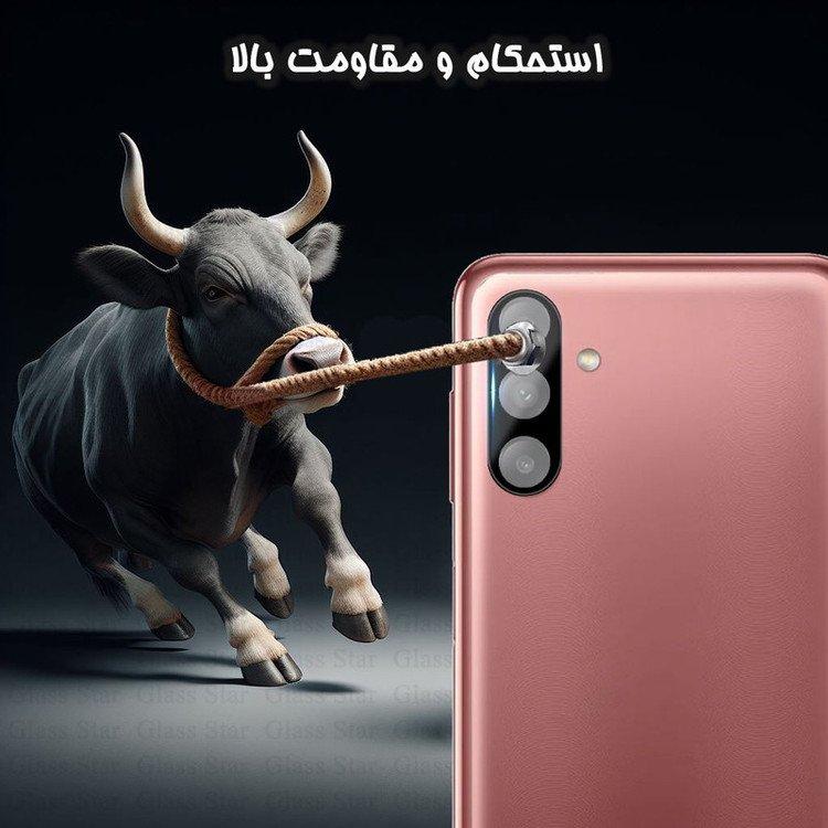 محافظ لنز دوربین گلس استار مدل LENSFS مناسب برای گوشی موبایل سامسونگ Galaxy A04s