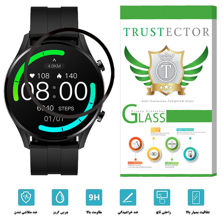 محافظ صفحه نمایش تراستکتور مدل PMTA-Glass مناسب برای ساعت هوشمند شیائومی IMILAB W12