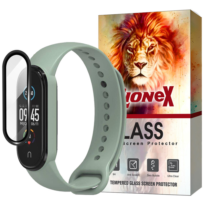 محافظ صفحه نمایش لایونکس مدل PMML20 مناسب برای ساعت هوشمند شیائومی Mi Band 6 Global