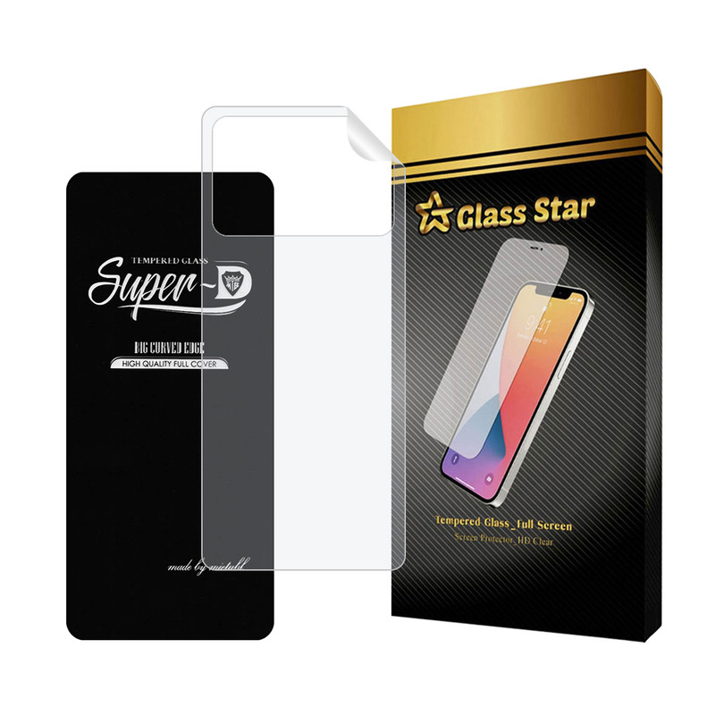 محافظ صفحه نمایش گلس استار مدل SUPNABKGS مناسب برای گوشی موبایل شیائومی Redmi Note 10 5G / Poco M3 Pro 4G / Poco M3 Pro 5G به همراه محافظ پشت گوشی