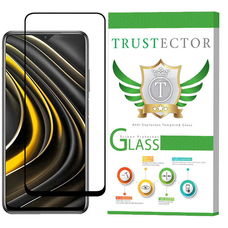 محافظ صفحه نمایش سرامیکی تراستکتور مدل CRT-Glass مناسب برای گوشی موبایل شیائومی Poco M3 Pro