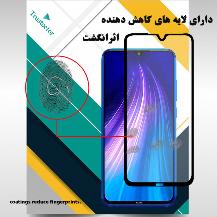 محافظ صفحه نمایش سرامیکی تراستکتور مدل CMA-T مناسب برای گوشی موبایل شیائومی Redmi Note 8