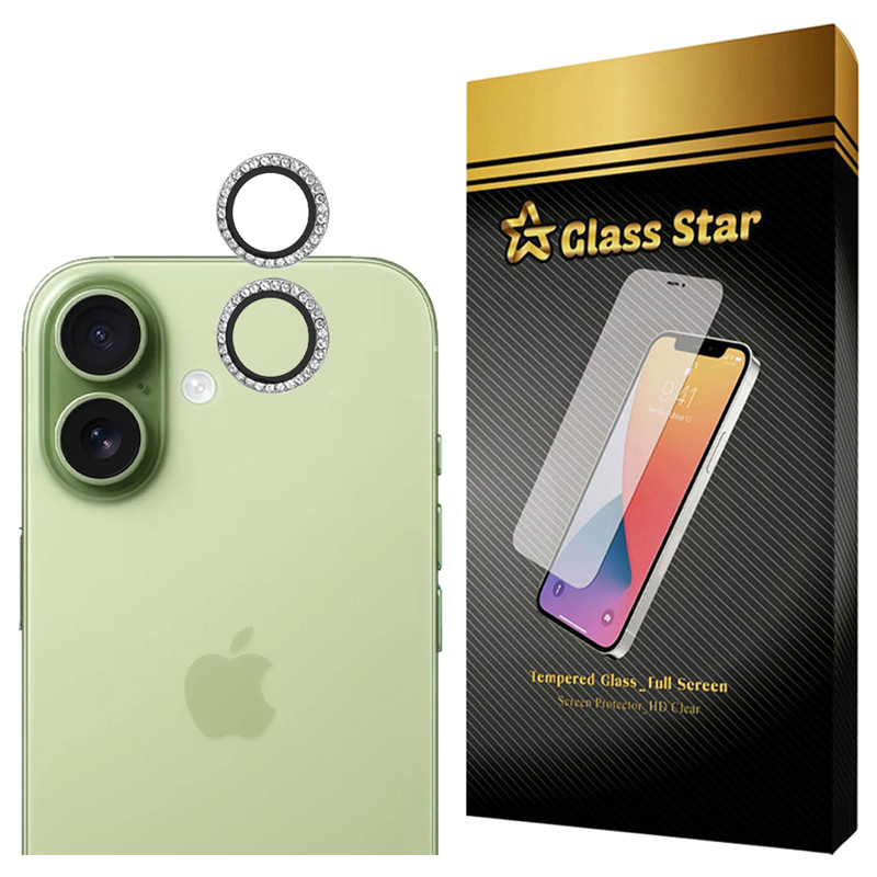 محافظ لنز دوربین شیشه‌ای گلس استار مدل NRIG20 مناسب برای گوشی موبایل اپل iPhone 17
