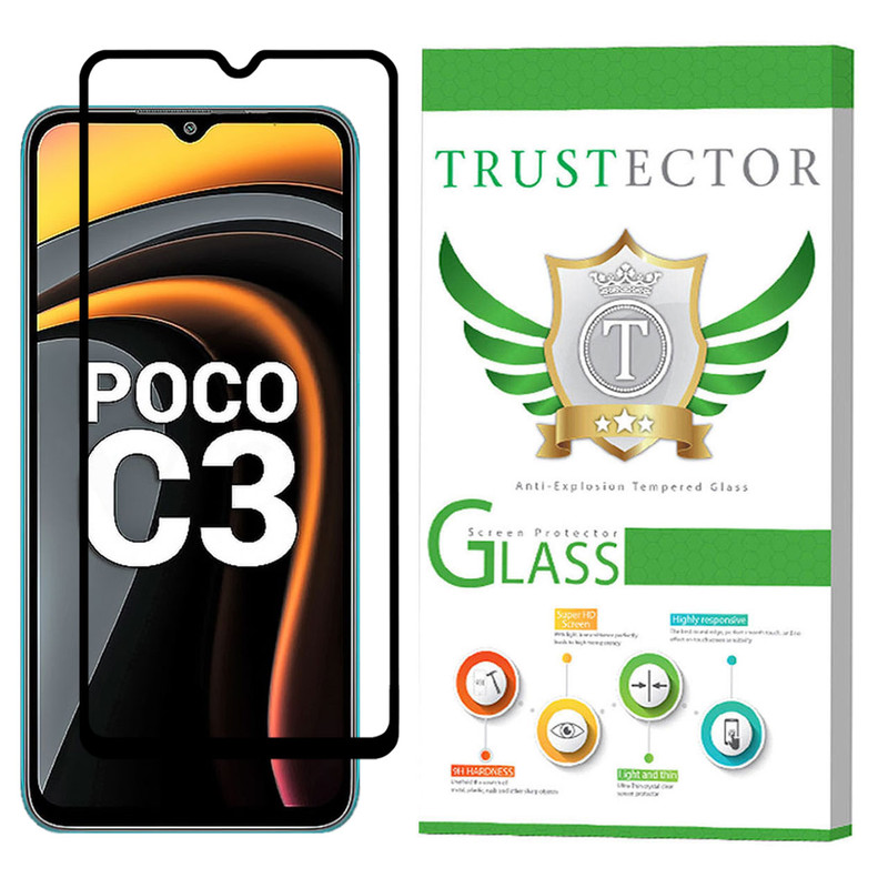 محافظ صفحه نمایش تراستکتور مدل FUL-T مناسب برای گوشی موبایل شیائومی Poco C3