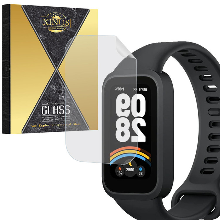 محافظ صفحه نمایش ژینوس مدل NNOX مناسب برای ساعت هوشمند شیائومی Mi band 9 Active