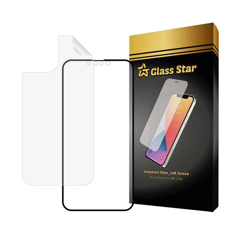 محافظ صفحه نمایش مات گلس استار مدل MCERAMNANOS مناسب برای گوشی موبایل اپل iPhone 14 Plus به همراه محافظ پشت گوشی