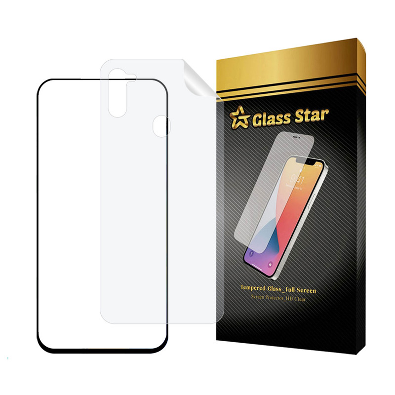محافظ صفحه نمایش گلس استار مدل FUNABKGS مناسب برای گوشی موبایل سامسونگ Galaxy A11 / M11 به همراه محافظ پشت گوشی هیدروژل