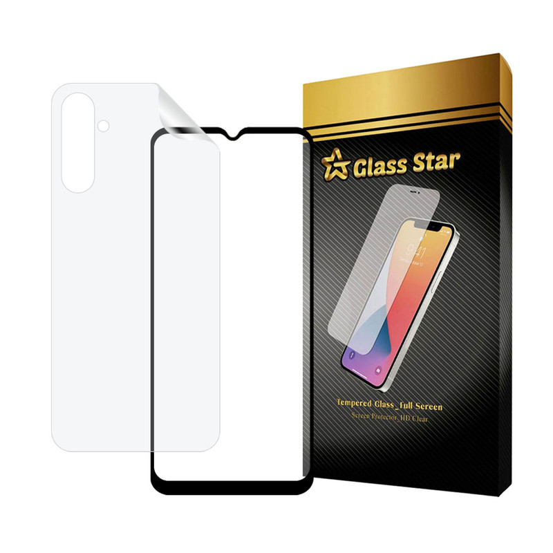 محافظ صفحه نمایش سرامیکی مات گلس استار مدل MCERAMNANOS مناسب برای گوشی موبایل سامسونگ Galaxy A14 / A14 5G به همراه محافظ پشت گوشی