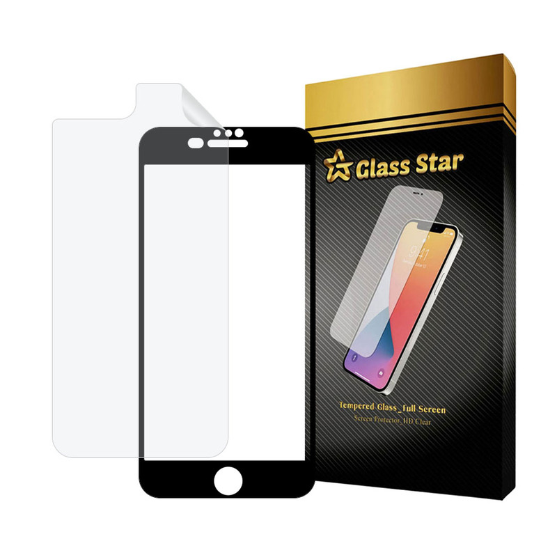 محافظ صفحه نمایش سرامیکی مات گلس استار مدل MCERAMNANOS مناسب برای گوشی موبایل اپل iPhone 8 Plus / 7 Plus به همراه محافظ پشت گوشی