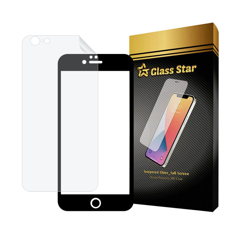 محافظ صفحه نمایش مات گلس استار مدل MCERAMNANOS مناسب برای گوشی موبایل اپل iPhone 6 Plus / 6s Plus به همراه محافظ پشت گوشی