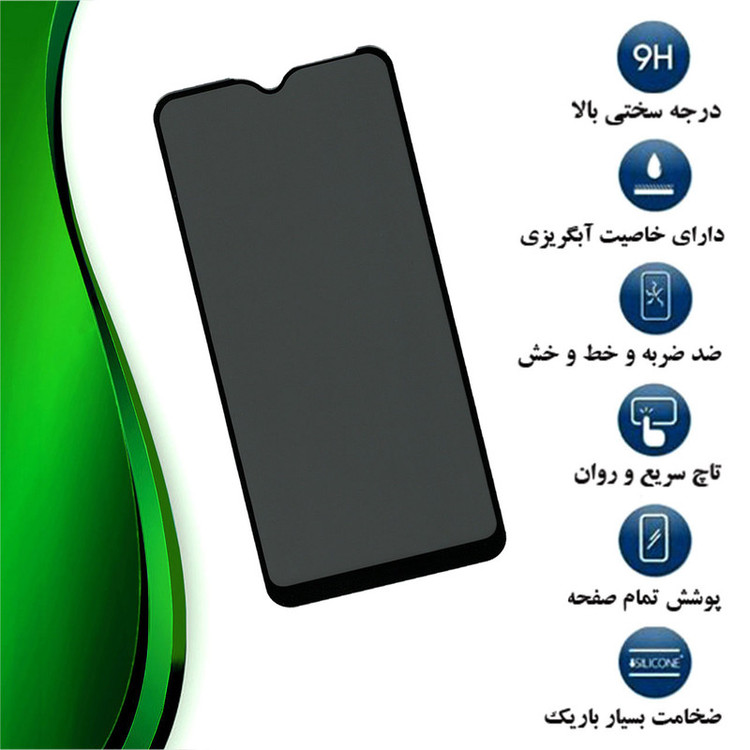 محافظ صفحه نمایش حریم شخصی تراستکتور مدل PFTA مناسب برای گوشی موبایل سامسونگ Galaxy M20