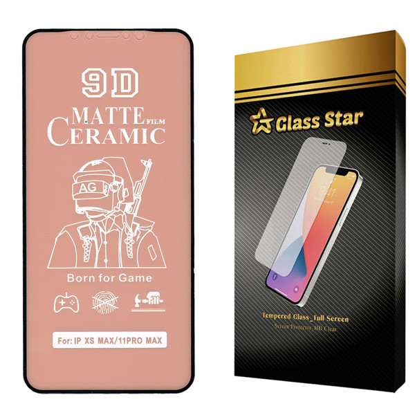 محافظ صفحه نمایش سرامیکی مات گلس استار مدل CAGA مناسب برای گوشی موبایل اپل iPhone XS Max