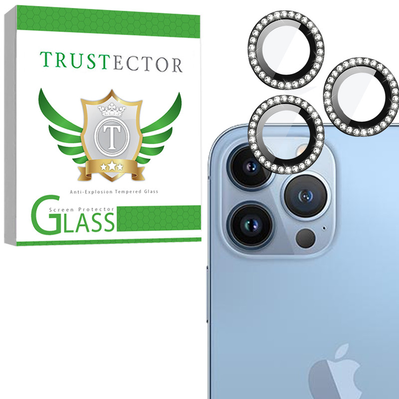 محافظ لنز دوربین شیشه‌ای تراستکتور مدل NRIT20 مناسب برای گوشی موبایل اپل iPhone 13 Pro