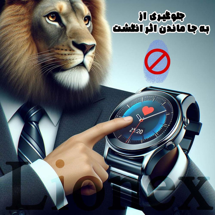 محافظ صفحه نمایش لایونکس مدل WATCHSAFE مناسب برای ساعت هوشمند سامسونگ Galaxy Watch 6 Classic 47 mm