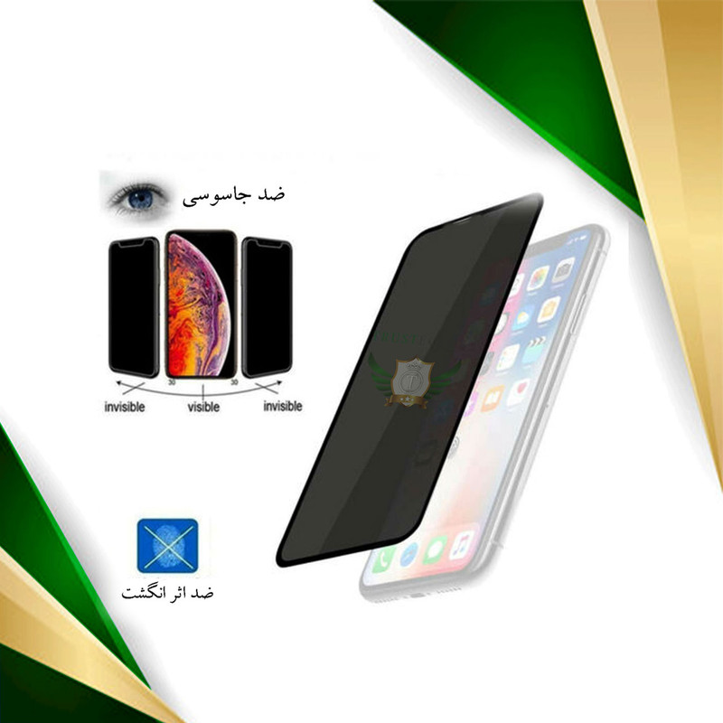 محافظ صفحه نمایش سرامیکی حریم شخصی تراستکتور مدل PRCTA مناسب برای گوشی موبایل شیائومی Poco M5s
