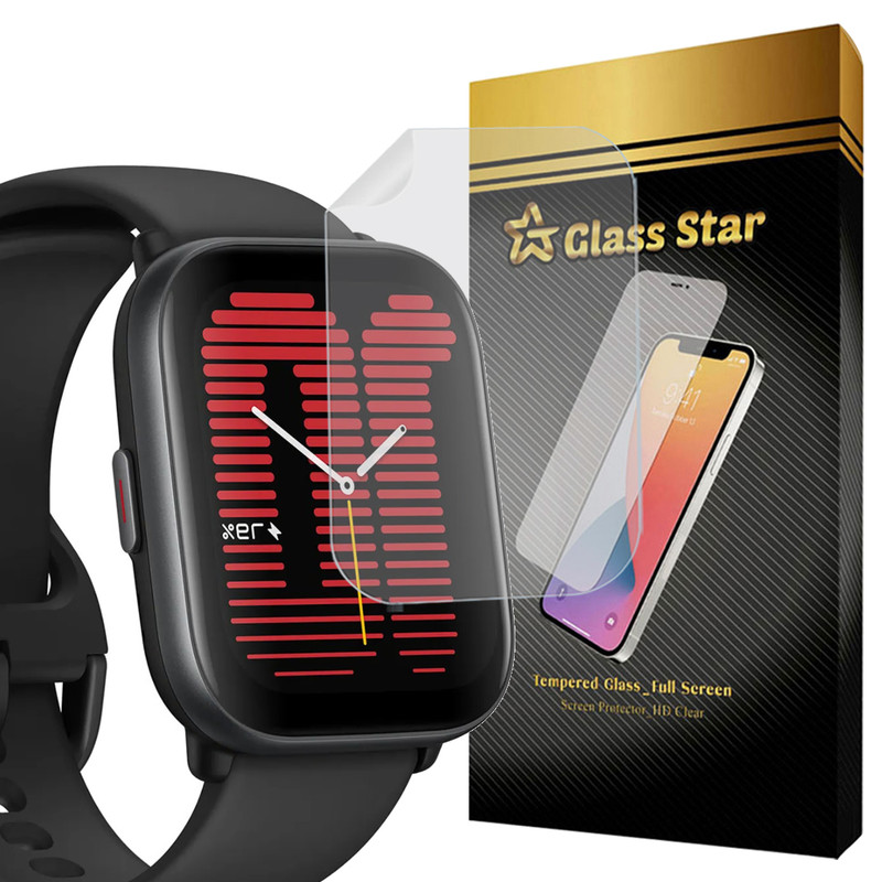 محافظ صفحه نمایش گلس استار مدل NNOG20 مناسب برای ساعت هوشمند آمیزفیت Active