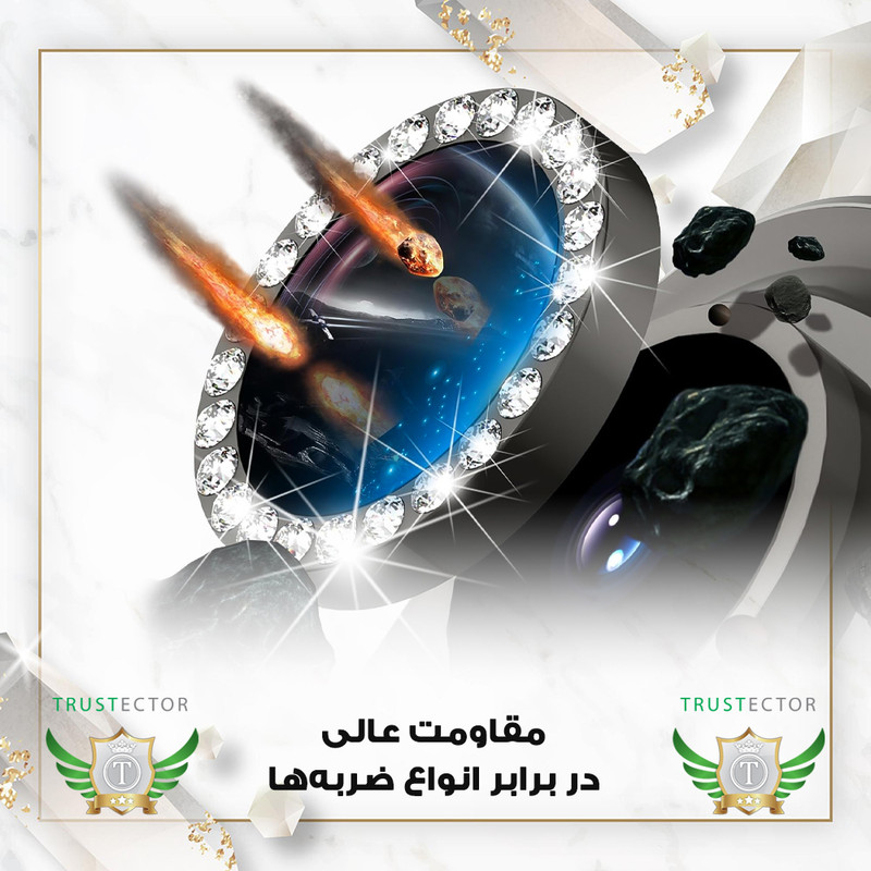 محافظ لنز دوربین تراستکتور مدل NRIT20 مناسب برای گوشی موبایل سامسونگ Galaxy S23