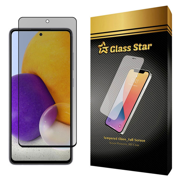 محافظ صفحه نمایش حریم شخصی گلس استار مدل PFG مناسب برای گوشی موبایل سامسونگ Galaxy A72