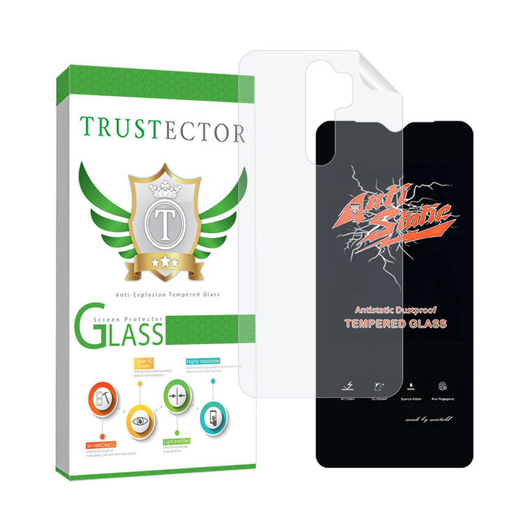 محافظ صفحه نمایش تراستکتور مدل ANTNABKTR مناسب برای گوشی موبایل شیائومی Redmi Note 8 Pro به همراه محافظ پشت گوشی