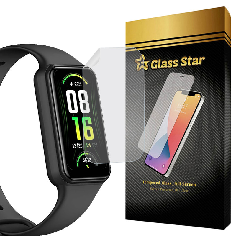 محافظ صفحه نمایش گلس استار مدل NNOG20 مناسب برای ساعت هوشمند آمیزفیت Band 7