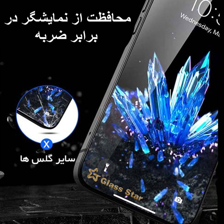محافظ صفحه نمایش سرامیکی حریم شخصی گلس استار مدل PRCGA-Glass مناسب برای گوشی موبایل شیائومی Redmi Note 11S