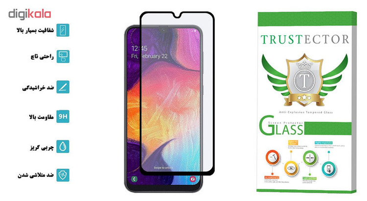 محافظ صفحه نمایش مات تراستکتور مدل CMT مناسب برای گوشی موبایل سامسونگ Galaxy A50
