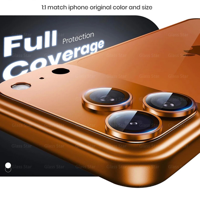 محافظ لنز دوربین فلزی گلس استار مدل 3D1MG مناسب برای گوشی موبایل اپل iPhone 17 Pro