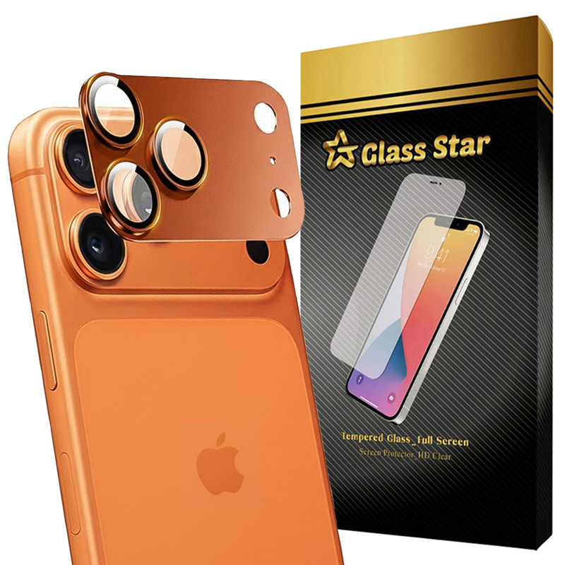 محافظ لنز دوربین فلزی گلس استار مدل 3D1MG مناسب برای گوشی موبایل اپل iPhone 17 Pro