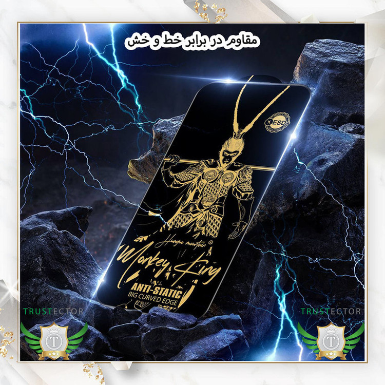 محافظ صفحه نمایش آنتی استاتیک تراستکتور مدل ANTGT20 مناسب برای گوشی موبایل اپل iPhone 12 Pro Max
