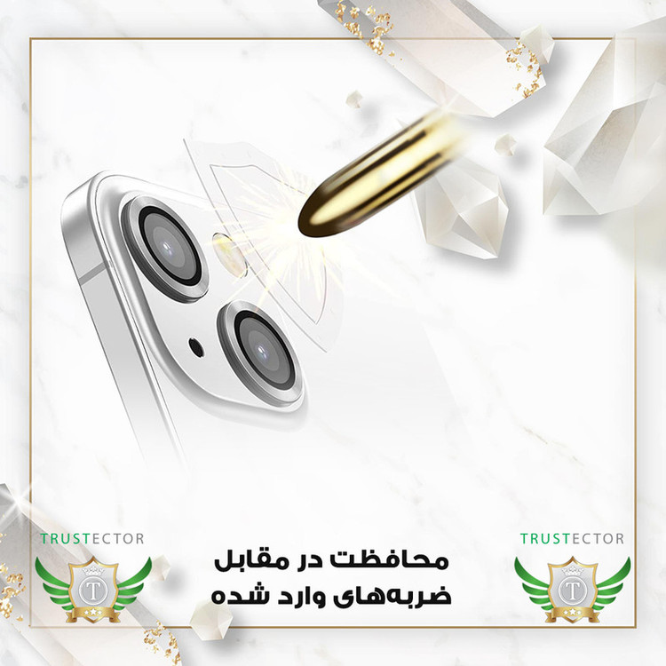 محافظ لنز دوربین تراستکتور مدل RINGTR مناسب برای گوشی موبایل اپل iPhone 11 Pro Max