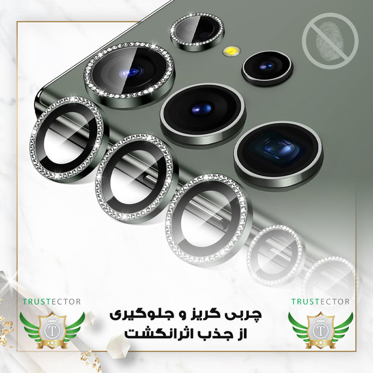 محافظ لنز دوربین تراستکتور مدل NRIT20 مناسب برای گوشی موبایل اپل iPhone 14 Pro Max