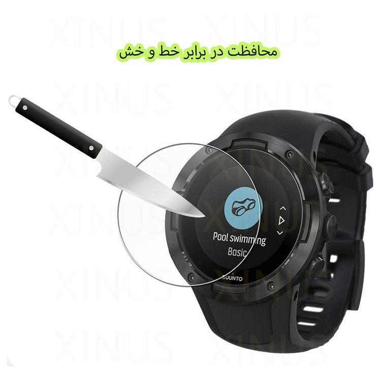 محافظ صفحه نمایش ژینوس مدل SMWX مناسب برای ساعت هوشمند آمیزفیت T-Rex Ultra