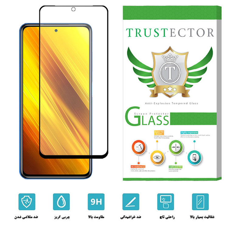 محافظ صفحه نمایش سرامیکی تراستکتور مدل CMA-T مناسب برای گوشی موبایل شیائومی Poco X3 NFC