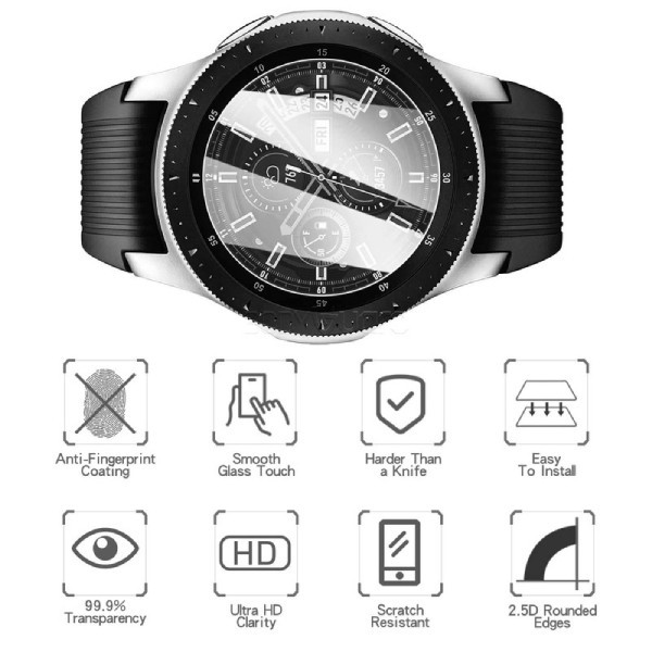 محافظ صفحه نمایش سیمپل گلس استار مدل SIMWATCHS مناسب برای ساعت هوشمند سامسونگ Galaxy Watch 4 46mm