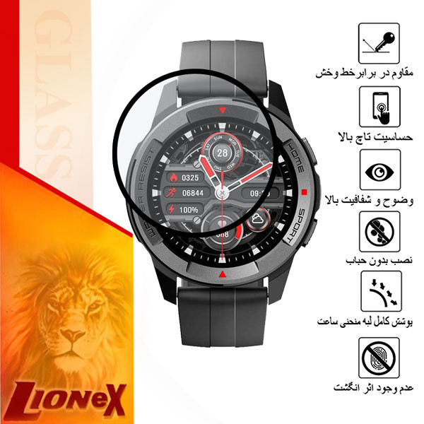 محافظ صفحه نمایش نانو لایونکس مدل PMMAWL مناسب برای ساعت هوشمند شیائومی Mibro X1