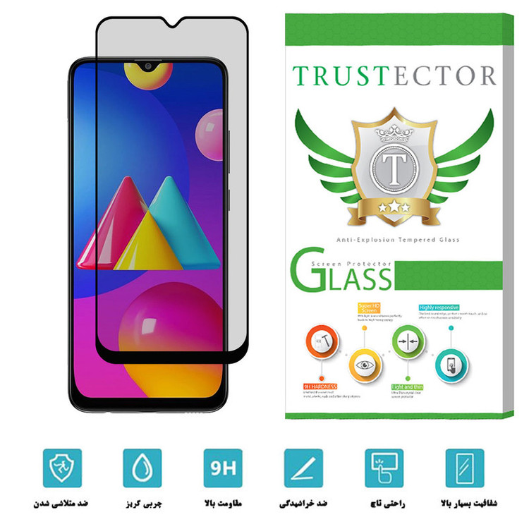 محافظ صفحه نمایش سرامیکی تراستکتور مدل CRP مناسب برای گوشی موبایل سامسونگ Galaxy M02s