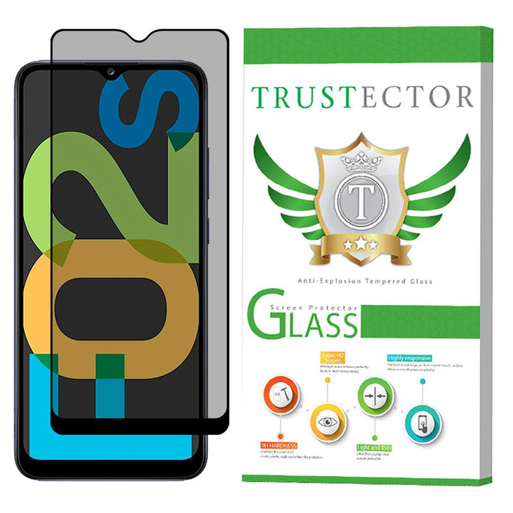 محافظ صفحه نمایش حریم شخصی تراستکتور مدل PRF-T مناسب برای گوشی موبایل سامسونگ Galaxy F02s