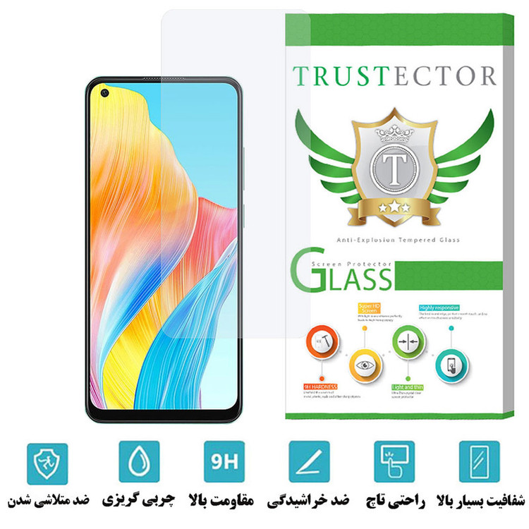 محافظ صفحه نمایش تراستکتور مدل SIMPLT مناسب برای گوشی موبایل اوپو A78 4G