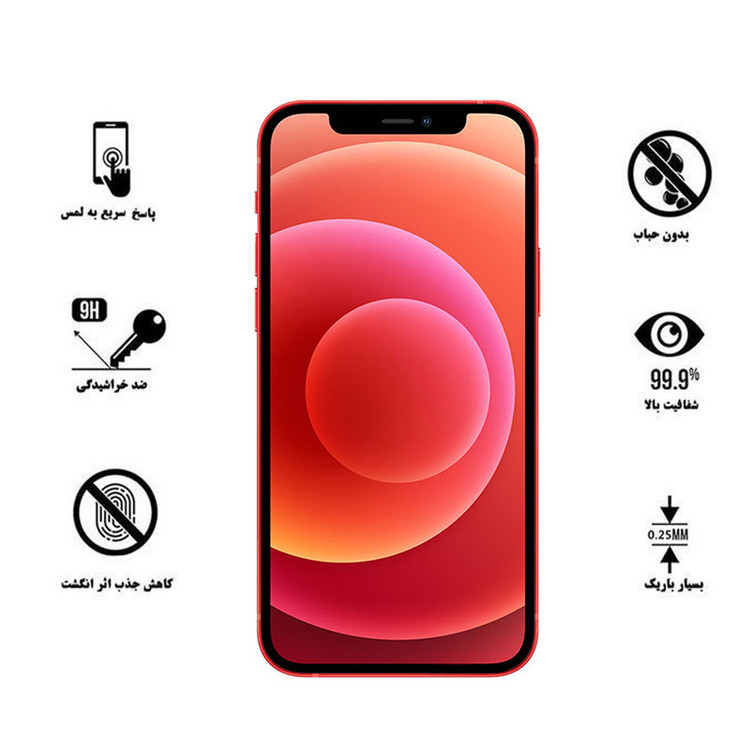 محافظ صفحه نمایش سرامیکی تراستکتور مدل CRM مناسب برای گوشی موبایل اپل iPhone 12 mini