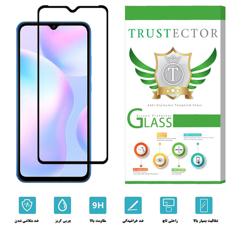 محافظ صفحه نمایش تراستکتور مدل CRTA-Glass مناسب برای گوشی موبایل شیائومی Redmi 9A