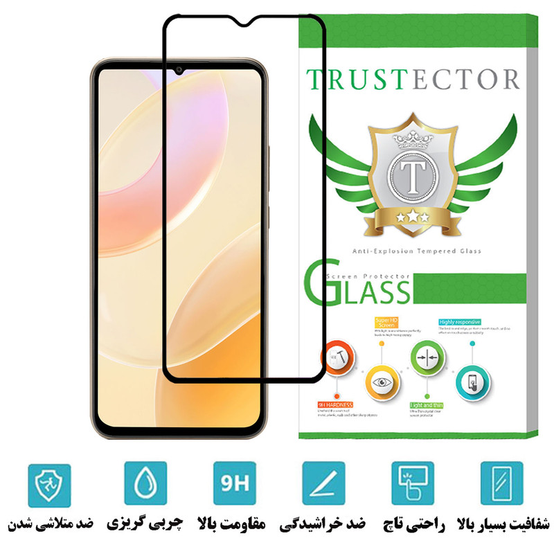 محافظ صفحه نمایش سرامیکی تراستکتور مدل CERAMT مناسب برای گوشی موبایل جی پلاس Q20