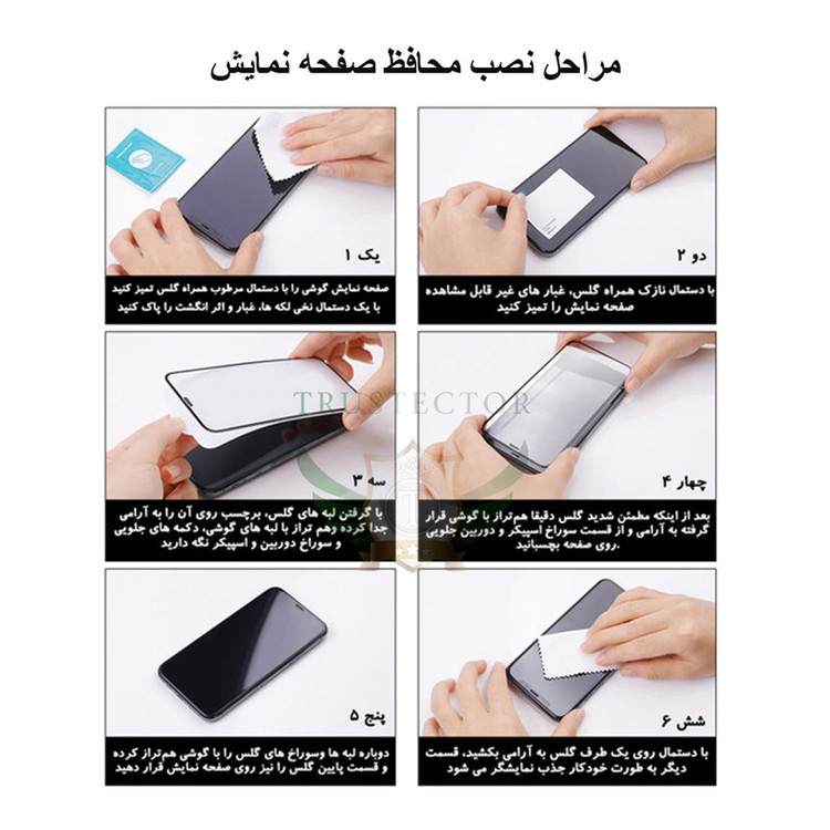 محافظ صفحه نمایش آنتی استاتیک تراستکتور مدل ANTIDUSTT مناسب برای گوشی موبایل شیائومی Redmi Note 10 Pro