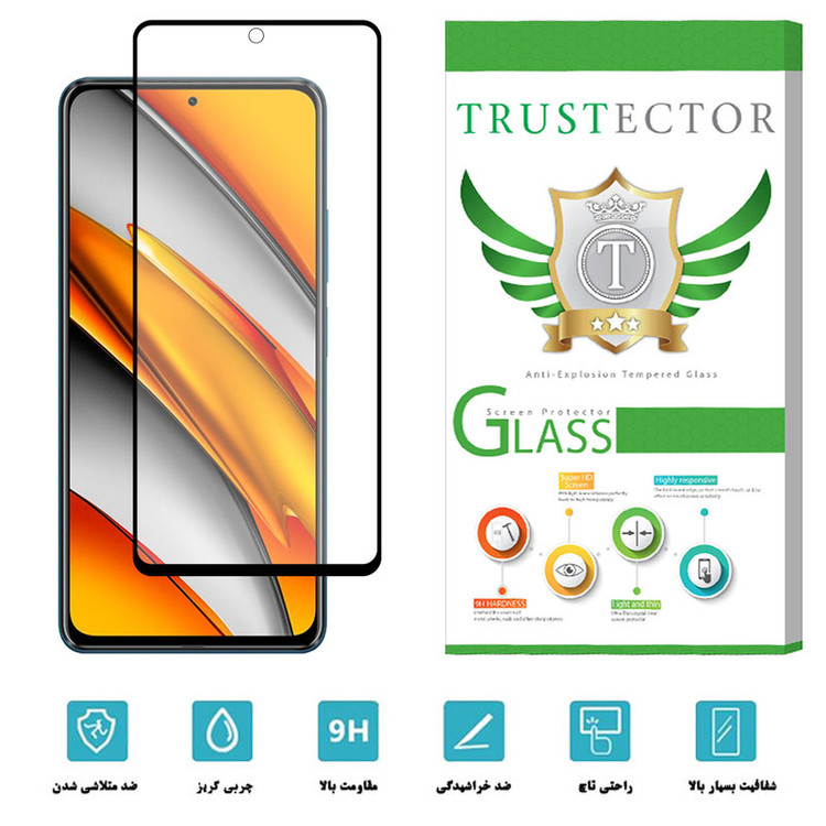 محافظ صفحه نمایش سرامیکی تراستکتور مدل CMA-T مناسب برای گوشی موبایل شیائومی Poco F3